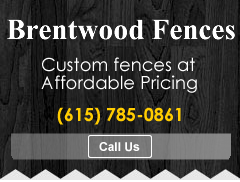 Brentwood wood fence